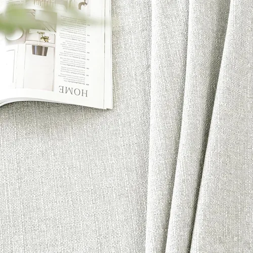 Miniatura 60 de Mantel para mesa rectangular de 55x71 pulgadas, de lino sintético, resistente a las arrugas e impermeable, color beige, para cocina, comedor