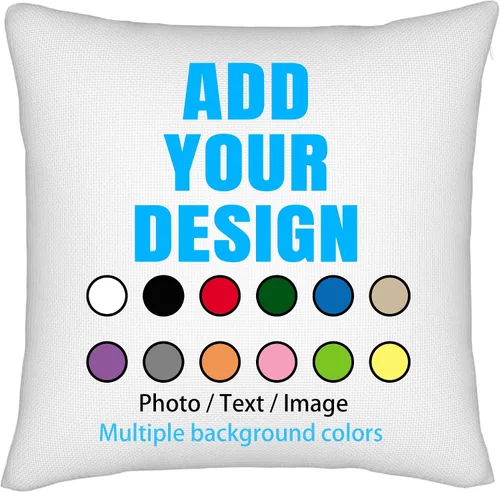 Miniatura 8 de Fundas de almohada personalizadas con imagen de texto fotográfico, fundas de cojín para sofá, cama, silla, almohadas decorativas de granja
