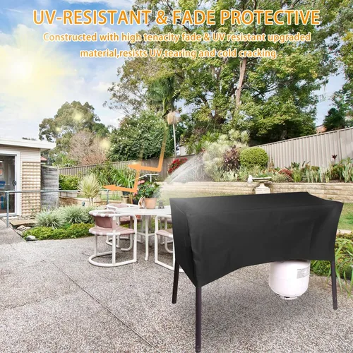 Miniatura 4 de Cubierta resistente para estufa de patio, cubierta de parrilla de estufa de 3 quemadores para estufa Camp Chef de 3 quemadores TB90LW, TB90LWG