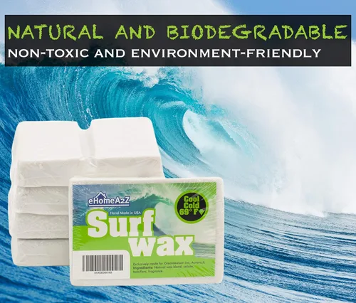 Miniatura 3 de Cera de surf fría fría de alto rendimiento todo natural aroma de pomelo Surfwax Surfboard Surfboard Bumps Skimboard Water Sticky