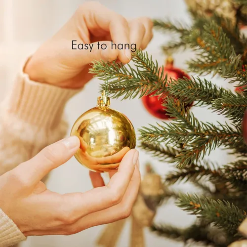Miniatura 3 de R'ND Toys Ganchos de adorno de Navidad – Árbol fácil de cinta de cierre metálico para decoración colgante – Paquete de 200 unidades (verde)