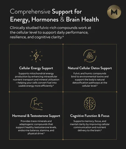 Miniatura 5 de Manna Vitality Shilajit+ Cápsulas Suplemento de resina Shilajit del Himalaya purificada de 1000 mg La más alta biodisponibilidad Energía