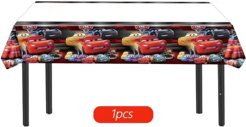 Miniatura 6 de 52 piezas de suministros para fiesta de cumpleaños de autos, juego de decoración de fiesta incluye cartel, telón de fondo, globos, remolinos