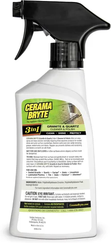 Miniatura 2 de Cerama Bryte Limpiador diario de granito y cuarzo y pulido de forma segura, también se utiliza en esteatita de mármol, cuarcita, pizarra, piedra