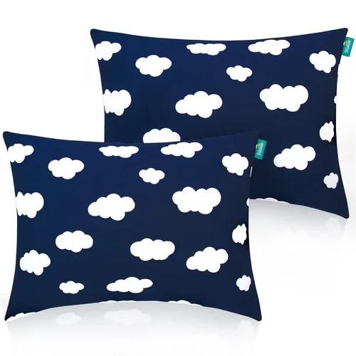 Miniatura 2 de Almohada Biloban para niños pequeños para dormir, almohada para niños de 14" x 19" para cama de viaje pequeña, almohadas para siestas, almohadas