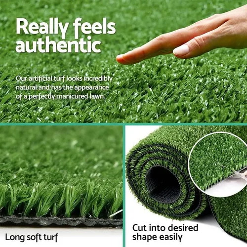 Miniatura 2 de Alfombra de Césped Artificial Turf, 0.4 pulgadas Alfombra de Césped Falso para Interiores y Exteriores para Perros, Mascotas, Césped Sintético