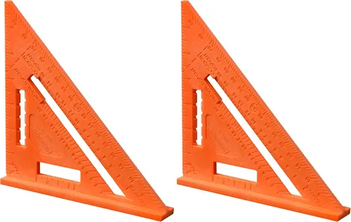 Miniatura 8 de Johnson Level & Tool RAS-70B-ORAN Escuadra de Viga Structo-Cast, 7", Naranja, 1 Escuadra