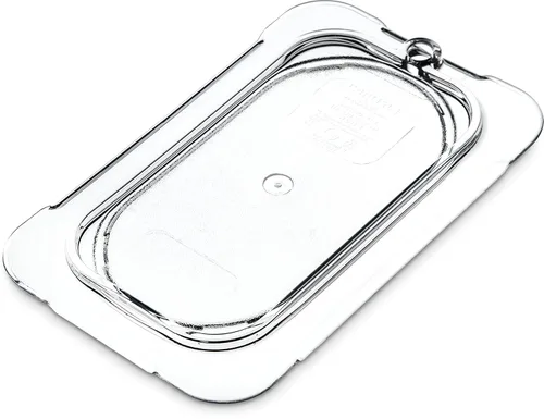Carlisle FoodService Products StorPlus Tapa plana, cubierta para bandejas de comida de tamaño medio, 12.75 x 10.375 pulgadas, 6 unidades,