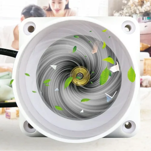 Miniatura 3 de Ventilador de conducto en línea de 2 pulgadas, 12 V, mini ventilador de ventilación de circulación de aire para calefacción, refuerzo de 6 W-1.969 in