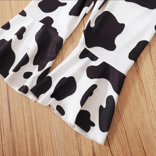 Miniatura 7 de Detigee Traje de primer cumpleaños para niñas, traje de cumpleaños de vaca, ropa de primer cumpleaños para bebés