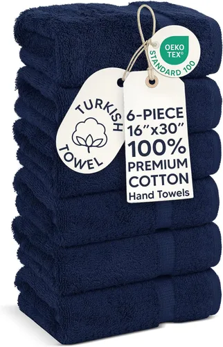 Miniatura 138 de Chakir Turkish Linens - Toallas turcas de 100% algodón, suaves y absorbentes (4 paños, color gris)