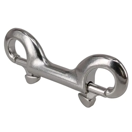 Miniatura 6 de Yeebline Gancho a presión de doble extremo, paquete de 2 broches de gatillo de doble extremo de acero inoxidable 316 de 4.5 pulgadas, de grado