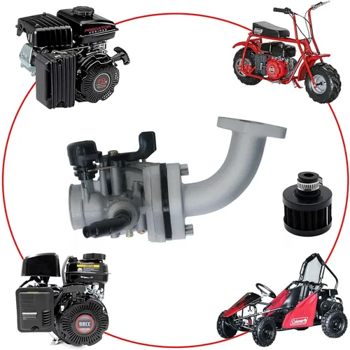 Miniatura 2 de JMCHstore Kit de manguera principal de rendimiento de etapa 2 para motor Predator 79cc 3HP, Coleman CT100U CC100X 98cc, mini bicicleta Massimo