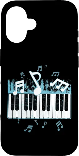 Miniatura 31 de Funda para iPhone 13 Pro Max Piano con teclas musicales y notas