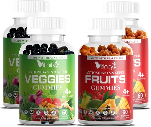 Miniatura 13 de Fabricado con cápsulas orgánicas de frutas y verduras, suplemento vitamínico vegetal superalimento para mujeres y hombres, mezcla de frutas