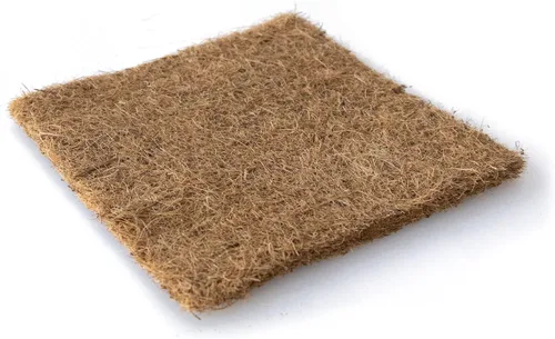 Tapete de cultivo hidropónico de fibra de coco – Paquete de 50 – 10 x 10 pulgadas para bandejas 1010 – Almohadilla de cultivo de fibra de coco