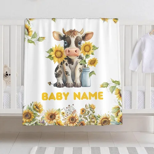 Miniatura 13 de Manta de bebé personalizada para niñas y niños, manta de bebé personalizada con nombre para niños pequeños, niños, ducha, recién nacidos, guardería