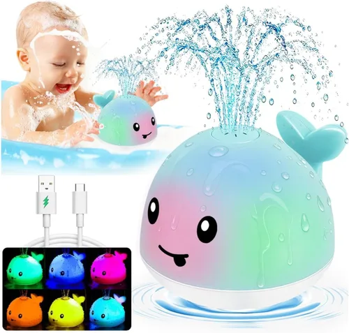Juguetes de baño para bebés de 6-12-18 meses - Rellenos de calcetín navideño para niños de 1-3 años, regalos para niños y niñas de 1 2 3 años,