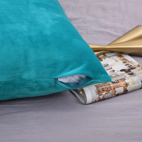 Miniatura 3 de TAOSON Cozy Luxury - Funda de almohada larga suave de 20 x 54 pulgadas, funda de almohada de terciopelo con cremallera, funda de cojín