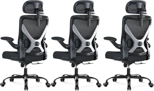 Miniatura 14 de Ergalithic Silla de oficina ergonómica – Silla de escritorio para computadora en forma de X cómoda, silla de juegos, silla de oficina con soporte