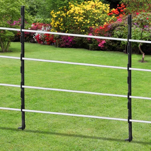 Miniatura 9 de Postes de Cerca Eléctrica Paquete de 25, Poste de Cerca de 48 pulgadas para Insertar, Postes Temporales de Plástico para Cerca para Protección
