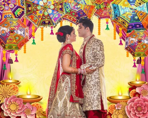 Miniatura 4 de Telón de fondo indio Diwali Pooja para fotografía, 10 x 8 pies, vinilo indio, tradicional, Puja Ganpati Mehndi Diwali, Festival de fotos, decoración