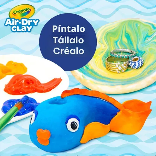 Miniatura 4 de Crayola - Arcilla de secado al aire, colores clásicos, juego a granel (4), 2.5 lb arcilla de modelado para niños en baldes resellables Blanco