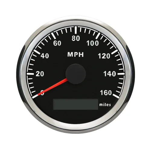 Miniatura 12 de ELING Kit de velocímetro GPS de 140 mph, manómetro, odómetro para coche de carreras y motocicleta con retroiluminación de 3-3/8 pulgadas (85mm)