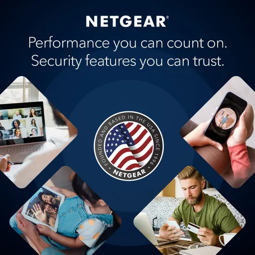 Miniatura 3 de NETGEAR Nighthawk 8-Stream WiFi 6 Router (RAX70) - Características de seguridad, velocidad inalámbrica de tres bandas AX6600 (hasta 6.6 Gbps)