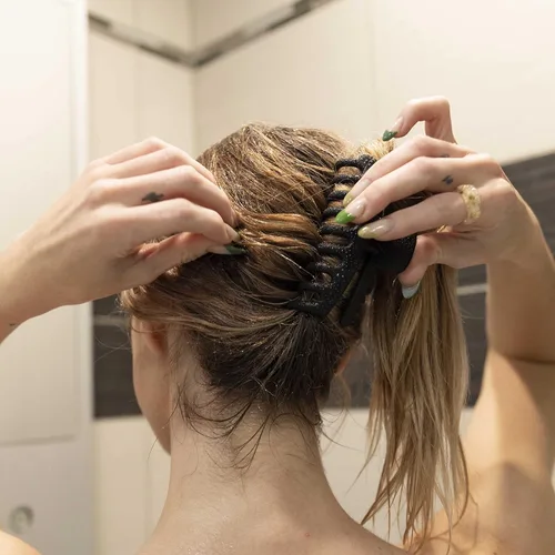 Miniatura 6 de FRAMAR - Pinzas grandes de garra para cabello grueso – Pinza grande para cabello grueso, pinzas grandes para mujeres, pinzas de garra para mujeres