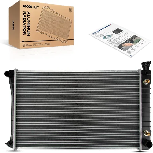 Miniatura 31 de KAX Radiador, CU951 Estilo OE de Montaje por Pernos, Radiador de Núcleo de Aluminio de Reemplazo para Camaro, P3500, P30, P20, Firebird 2.5L 3.1L