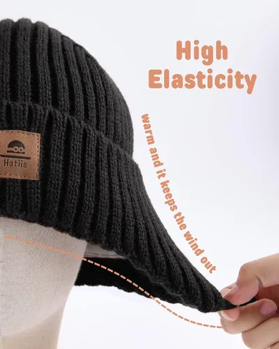 Miniatura 4 de Gorro de invierno con forro polar para bebé, con orejeras, gorro cálido para niños y niñas