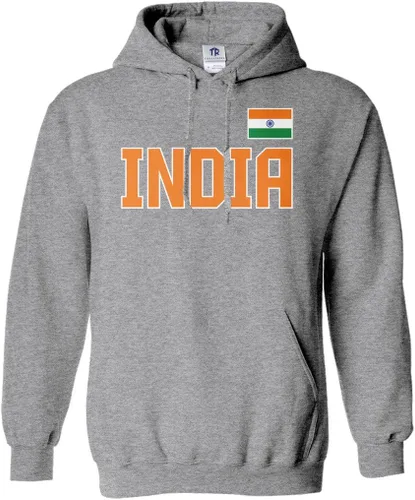 Miniatura 4 de Threadrock India National Pride - Sudadera unisex con capucha