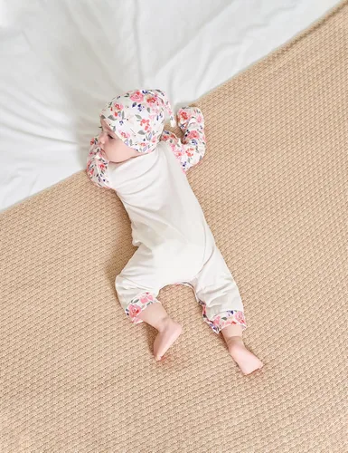 Miniatura 4 de Mono de manga larga con estampado floral para bebé o niña