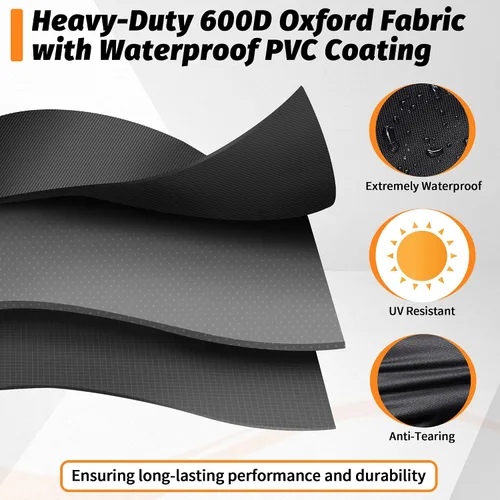 Miniatura 3 de i COVER Funda para parrilla Weber de 22 pulgadas, cubierta impermeable para parrillas Weber Char-Broil de 22 pulgadas, cubierta de barbacoa