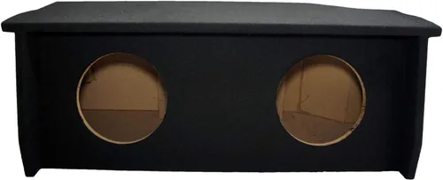Miniatura 5 de American Sound Connection Compatible con Jeep Wrangler 2 puertas 2007-2018 Dual 12" Subwoofer Enclosure con estante de amplificador