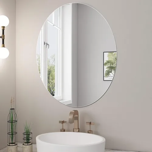 Miniatura 15 de JUNEBRUSHS Paquete de 4 Espejos Acrílicos Autoadhesivos, Azulejos de Espejo de 12X 12 Pulgadas, Láminas de Espejos de Plástico Flexibles Adhesivas a
