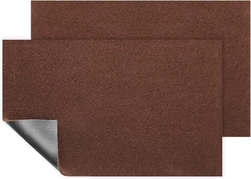 Miniatura 14 de AAZZKANG Paquete de 2 tapetes de bienvenida para interiores y exteriores con parte trasera antideslizante, multiusos, ultra absorbe el barro, fácil