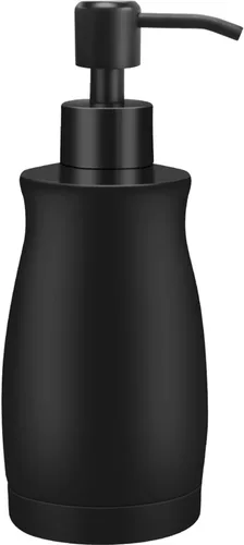 ARKTEK Dispensador de jabón negro mate de acero inoxidable de 13.5 onzas – Dispensador de loción líquida para manos, dispensador de jabón recargable