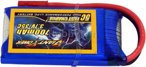Miniatura 6 de 3.7 V 1S 700 mAh 35C LiPo batería JST Plug para Mini RC Avión Helicóptero Quadcopter