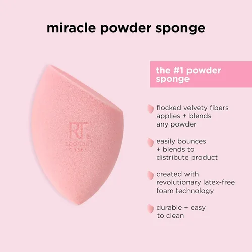 Miniatura 7 de Real Techniques Iconic Blend + Set - Esponjas de maquillaje duo, esponjas de mezcla de maquillaje, para líquidos, crema y polvo, piel de nube