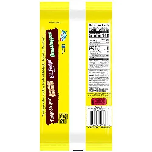 Miniatura 3 de Keebler Fudge Stripes - Galletas con sabor a caramelo, caramelo y coco, bandeja de 8.5 onzas, paquete de 2