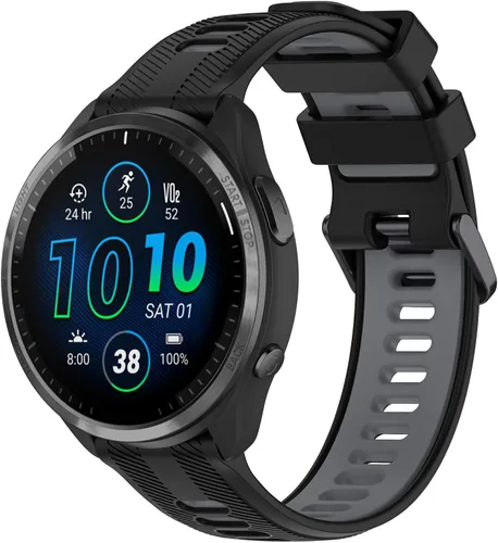 Miniatura 3 de Correa de repuesto compatible con Garmin Forerunner 965/955/945/935, Garmin Fenix 5/Fenix 6 GPS Smart Watch, correa de reloj de silicona ajustable 6