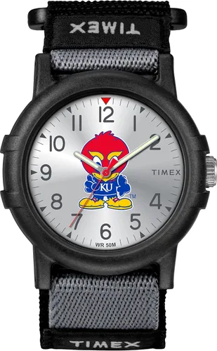 Miniatura 5 de Timex Reloj unisex Collegiate Recruit de 1.496 in - Tennessee Volunteers con correa de tela negra Michigan State Spartans