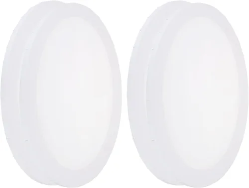 Miniatura 7 de PATIKIL Paneles de lienzos de pintura para pintura, paquete de 4 paneles ovalados de madera de 4 x 6 pulgadas, paneles de arte en blanco estirados