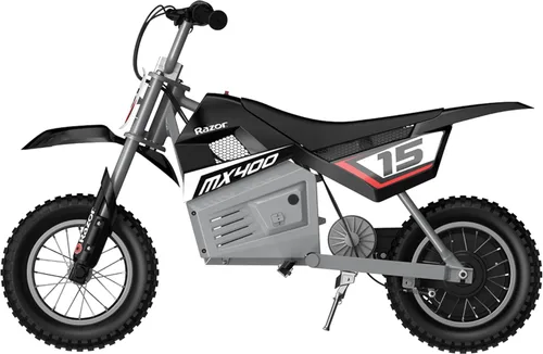 Miniatura 2 de Bicicleta estilo moto, juego eléctrico Razor MX400 Dirt Rocket 24 V, en color negro