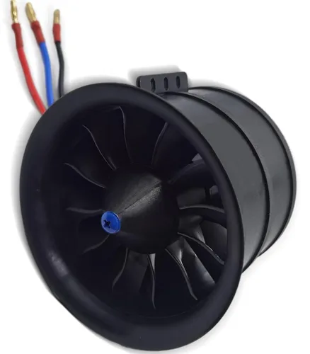Miniatura 14 de Flycolor EDF 50mm 4900KV 3S Empuje Máximo 770g 11 Hélices Ventilador Canalizado con Motor RC Sin Escobillas con ESC 40A(2~4S) Equilibrado Probado