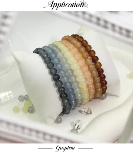 Miniatura 3 de 2600 cuentas de vidrio de 0.236 pulgadas para la fabricación de joyas, kit de fabricación de pulseras de cuentas de cristal de 48 colores, colores 2