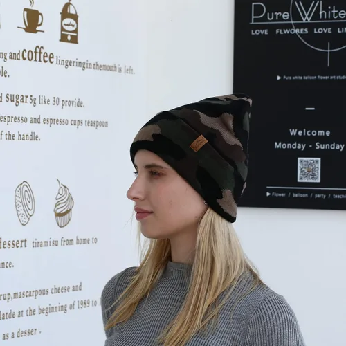 Miniatura 4 de Rajputana Paquete de 1 y 2 gorros de invierno unisex para hombres y mujeres