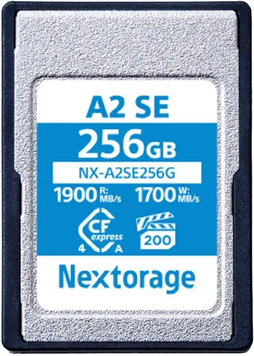 Miniatura 14 de Nextorage Paquete de 2 tarjetas de memoria Cfexpress 4.0 tipo A de 256 GB VPG200 máx. lectura 1900MB/s máx. escritura 1700MB/s NX-A2SE256G